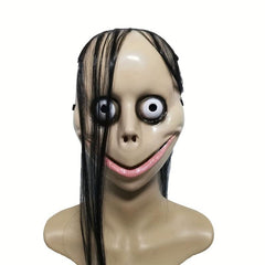 Halloween Horror Full Face Trick Headgear Secret Room Escape Game Props