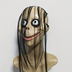 Halloween Horror Full Face Trick Headgear Secret Room Escape Game Props