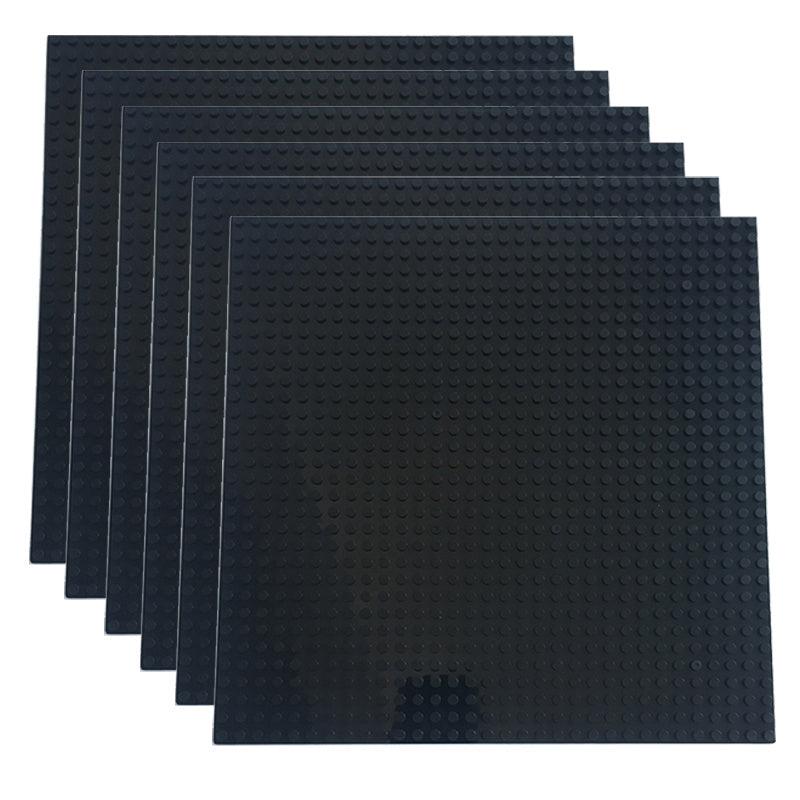 6 Pack of Large Building Block Base Plates 32x32 Points 10 Inch