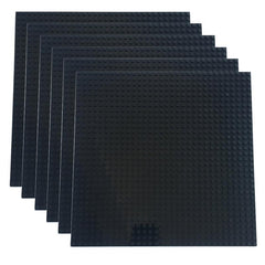 6 Pack of Large Building Block Base Plates 32x32 Points 10 Inch