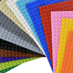 6 Pack of Large Building Block Base Plates 32x32 Points 10 Inch