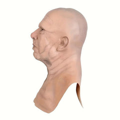 Halloween Cosplay Bald Old Man Mask Crossdress Face Mask