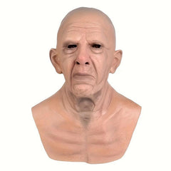 Halloween Cosplay Bald Old Man Mask Crossdress Face Mask