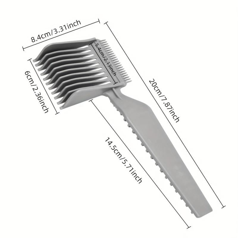 2Pcs Men's Barber Comb Heat Resistant Clipper Comb