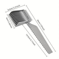 2Pcs Men's Barber Comb Heat Resistant Clipper Comb