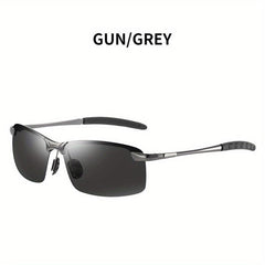 Men Polarized Photochromic Sunglasses Driving Sport Fishing Hiking Eyeglasses