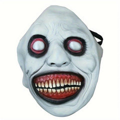 Men's Creepy Halloween Mask Scary Smiling Demon Evil Cosplay Costume Props