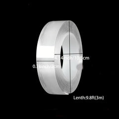Reusable Double Sided Tape Adhesive Traceless Sticker Removable Universal Disks