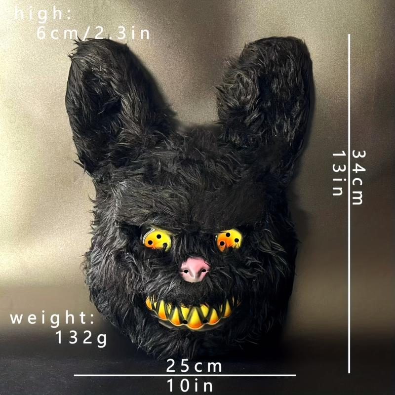 Scary Rabbit Mask Halloween Easter Bear Dress Up Mask Halloween Horror