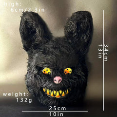 Scary Rabbit Mask Halloween Easter Bear Dress Up Mask Halloween Horror