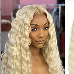 Long Water Wave Synthetic Lace Front Wig for Women