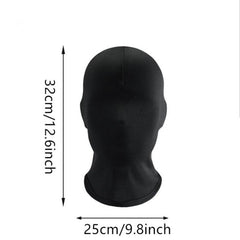 4pcs Men's Full Face Masks Halloween Faceless Hood Mask Cosplay