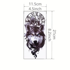 Lion Wolf Tattoo Sticker Arm Body Stickers Costume Makeup