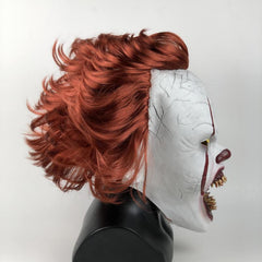 Scary Clown Mask Latex Halloween Costume Prop