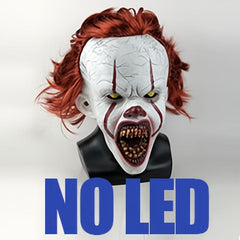 Scary Clown Mask Latex Halloween Costume Prop