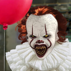 Scary Clown Mask Latex Halloween Costume Prop