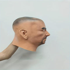 Men's Halloween Skinheads Latex Head Costume Party Funny Mask