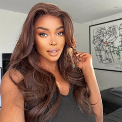 Natural Looking Long Curly Wig for Women Daily Party Cosplay