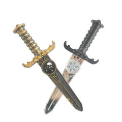 Halloween Plastic Weapon Skeleton Assassin Pirate Dagger & Eye Patch
