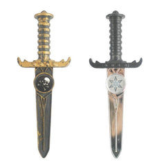 Halloween Plastic Weapon Skeleton Assassin Pirate Dagger & Eye Patch