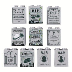 Halloween Cemetery Tombstone Zombie Ghost Grave Toy