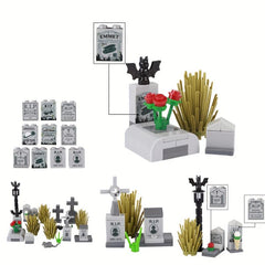 Halloween Cemetery Tombstone Zombie Ghost Grave Toy