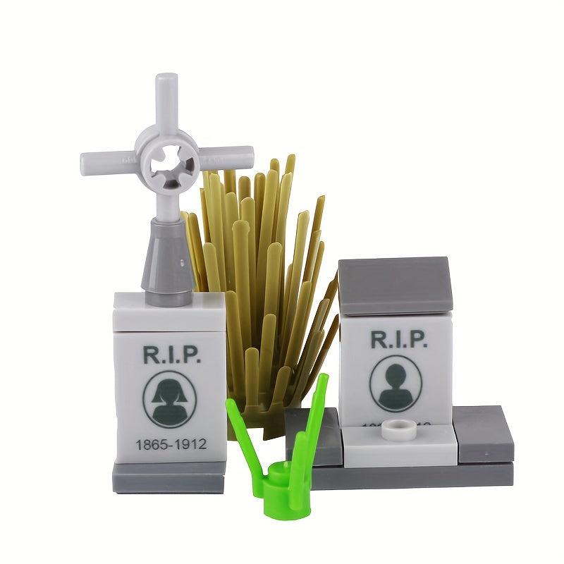 Halloween Cemetery Tombstone Zombie Ghost Grave Toy