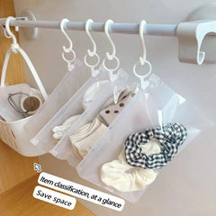 10pcs Plastic Zipper Pouch Document Folders Bag Zip File Folders