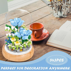 DIY Brick Rose Immortal Flower Building Blocks Set