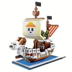 DIY Navigation Building Blocks Toy Pirate Decoration Educational Toy