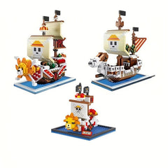 DIY Navigation Building Blocks Toy Pirate Decoration Educational Toy