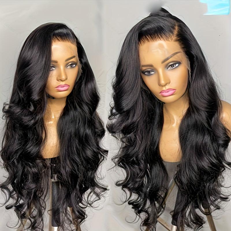 66cm Big Curly Wig High Heat Synthetic Fiber Wig Natural Pre Drawn Hairline