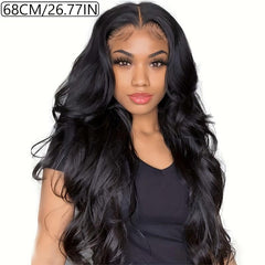 66 04cm Middle Parted Long Wavy Wig Natural Fluffy Wig for Party Halloween