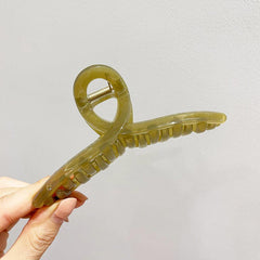 4 Colors Transparent Large Hair Claw Clip Acrylic Hair Accessories