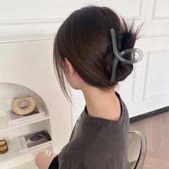 4 Colors Transparent Large Hair Claw Clip Acrylic Hair Accessories