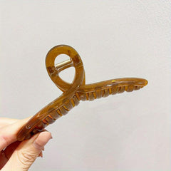 4 Colors Transparent Large Hair Claw Clip Acrylic Hair Accessories