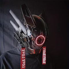 Futuristic Cyberpunk Cosplay Mask for Adults