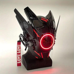 Futuristic Cyberpunk Cosplay Mask for Adults
