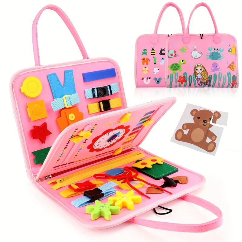 Toddler Sensory Board Toy for Fine Motor Skills Development
