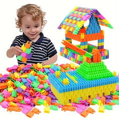 Children's Toys DIY Plastic Building Blocks Educational Toys
