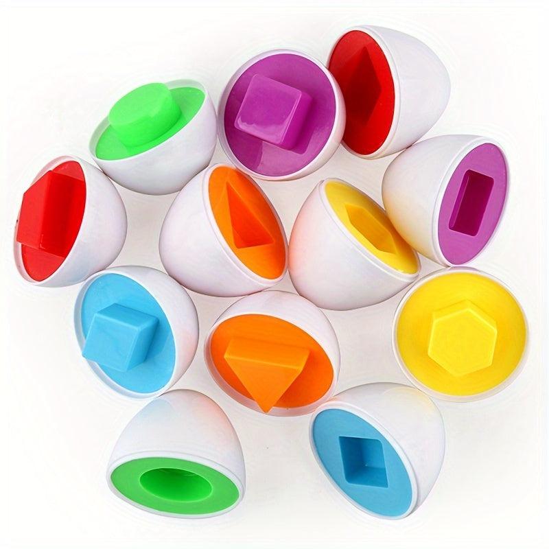 6 Pcs Educational Twisting Eggs for Kids