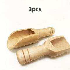 3pcs Mini Wooden Spoon Montessori Daily Life Teaching Aids