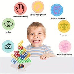 Balance Game Stacking Blocks Swing Music Toy