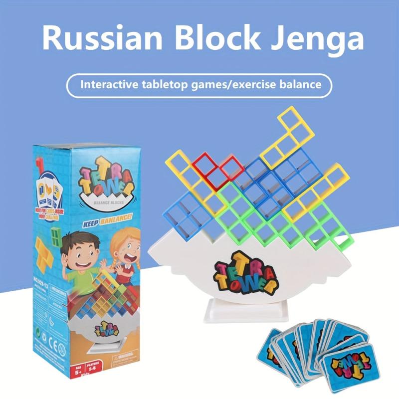 Balance Game Stacking Blocks Swing Music Toy