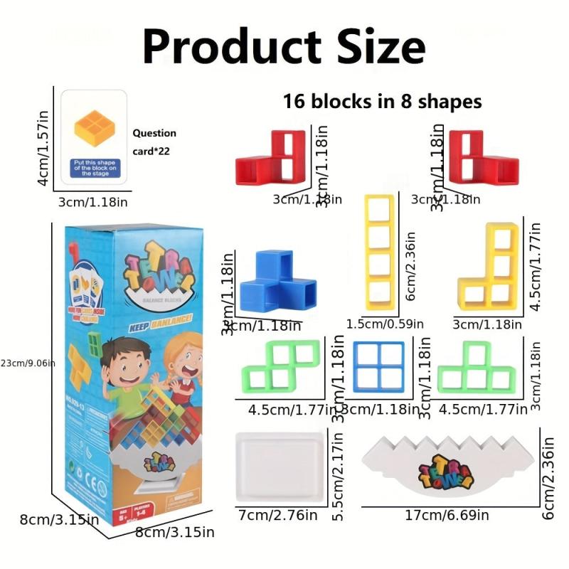 Balance Game Stacking Blocks Swing Music Toy