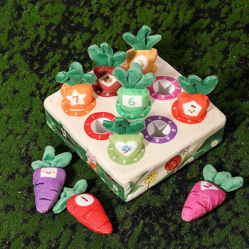 Baby Pulling Radish Plush Toy Learning Educational Sensory Gift