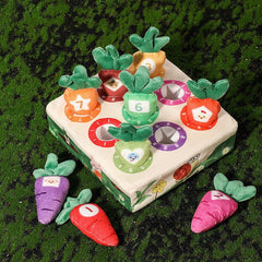 Baby Pulling Radish Plush Toy Learning Educational Sensory Gift