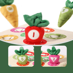 Baby Pulling Radish Plush Toy Learning Educational Sensory Gift