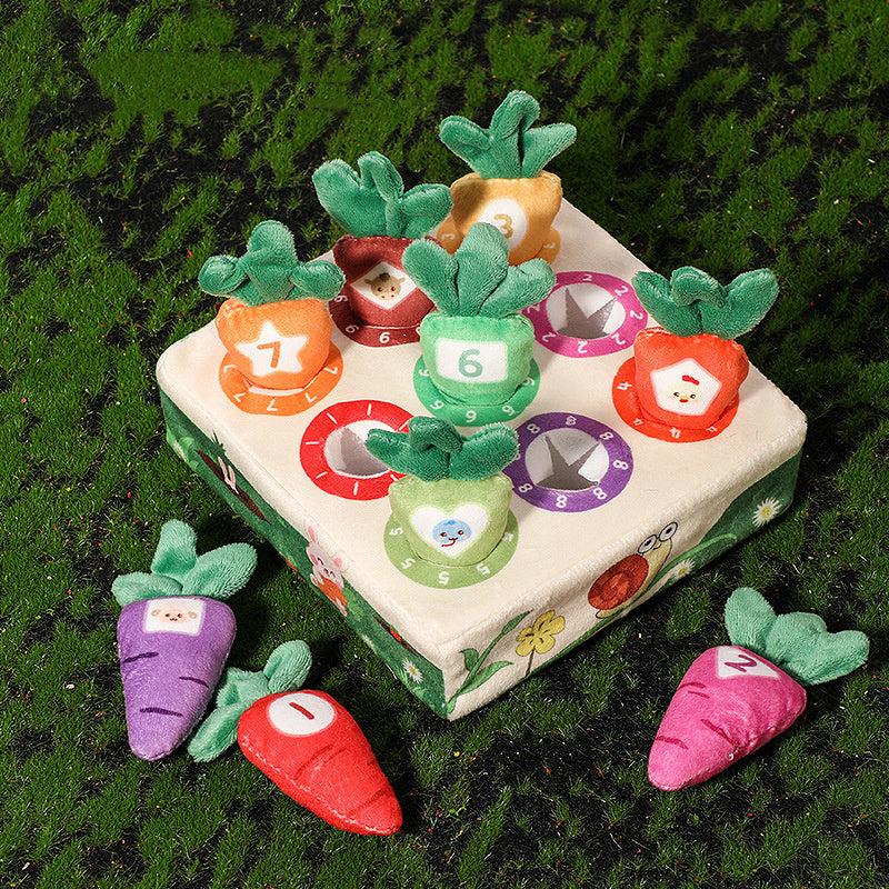 Baby Pulling Radish Plush Toy Learning Educational Sensory Gift