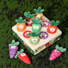 Baby Pulling Radish Plush Toy Learning Educational Sensory Gift
